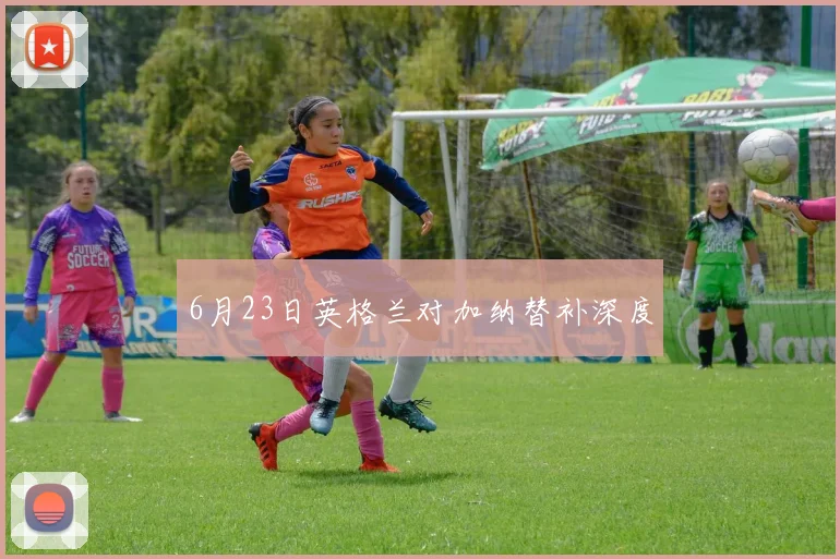 6月23日英格兰对加纳替补深度