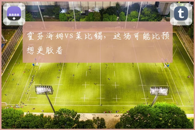 霍芬海姆vs莱比锡，这场可能比预想更胶着